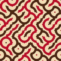 Abstract Geometric Pattern generative computational art illustration