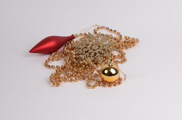 christmas balls and decorations