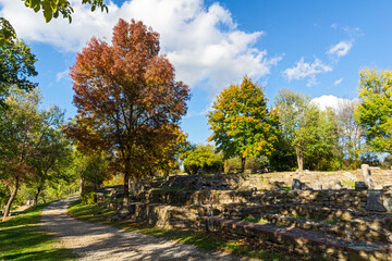 Fototapeta premium Medieval stronghold Tsarevets, Veliko Tarnovo, Bulgaria