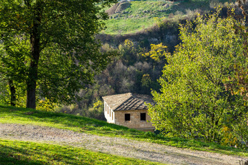 Fototapeta premium Medieval stronghold Tsarevets, Veliko Tarnovo, Bulgaria