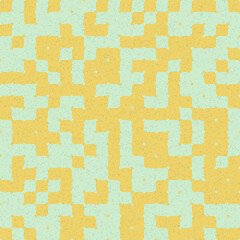 Abstract Geometric Pattern generative computational art illustration