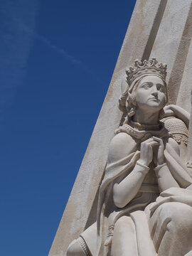 Monument to the discoveries in Libon in Portugal