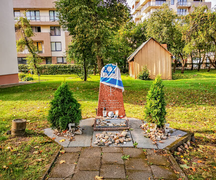 Monument to the Jewish victims of World War II in Druskininkai