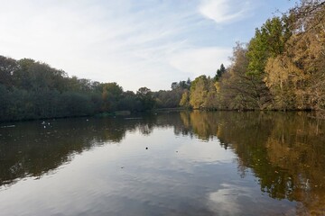 lake in autumn