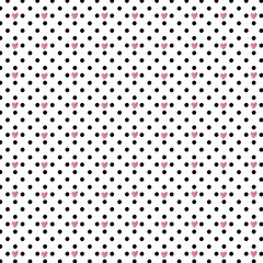 black dots with red hearts