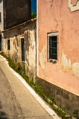 Fototapeta na wymiar A small village in Corfu