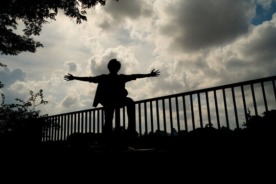 backlight people