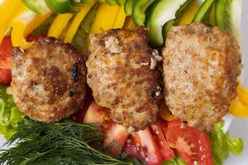 Fried buckwheat meatballs. Culinary background