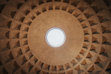Ceiling of a Roman Dome.