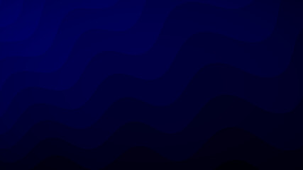 Abstract background of wavy lines in shades of dark blue