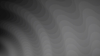 Abstract background of wavy lines in shades of gray