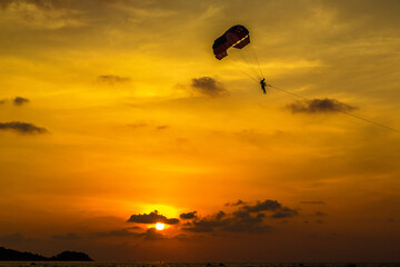 Sunset at Patong beach