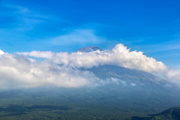 Volcano Agung on Bali