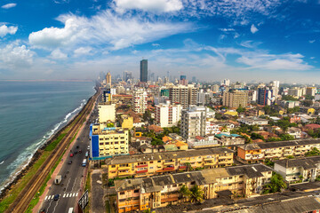 Fototapeta premium Panoramic view of Colombo