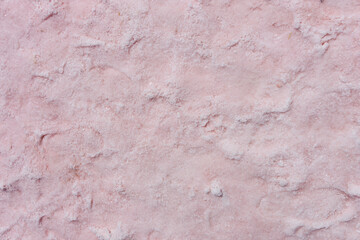 Close up of Pink Salt Lake, Victoria, Australia