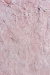 Close up of Pink Salt Lake, Victoria, Australia