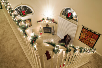 Nighttime Christmas Loft View