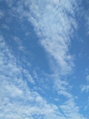 blue sky with clouds