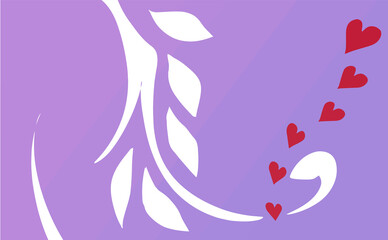 バレンタインイメージ背景