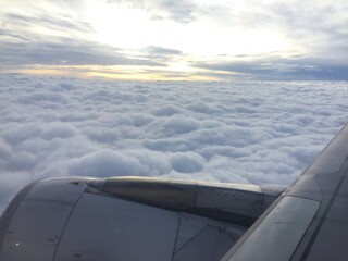 
over the clouds
