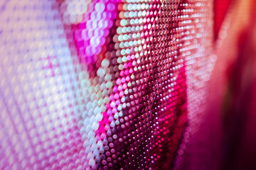 CloseUp LED blurred screen. LED soft focus background. abstract background ideal for design.