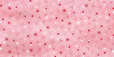 桜　年賀状　和柄　背景
