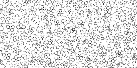 桜　年賀状　和柄　背景
