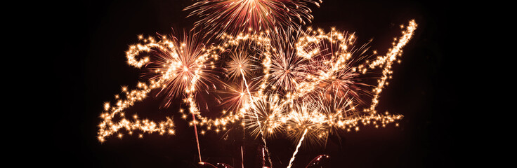 Fototapeta premium Happy New Year Background. Start in 2021