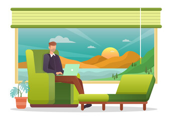  Working from home and feel comfortable as ever