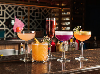 mexican cocktail in the bar