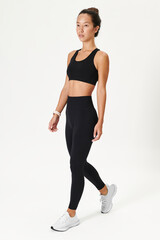 Women's yoga outfit mockup active wear