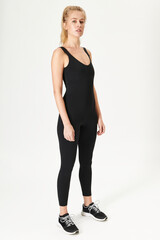 Women's yoga outfit mockup active wear