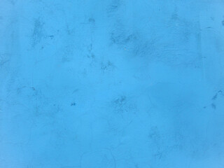 Blue cement wall