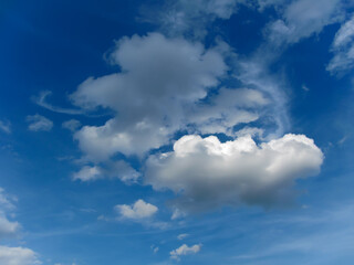 Naklejka na ściany i meble Clouds in the blue sky-2