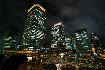 Fototapeta na wymiar tokyo night landscape