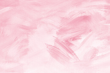 Fototapeta premium Pink paint brush textured background