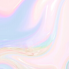 Obraz premium Abstract pastel holographic textured background