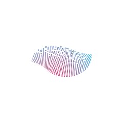 sound wave ilustration logo vector