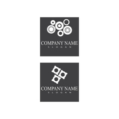 Gear Logo Template vector icon illustration design
