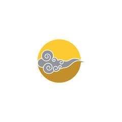 Chinese clouds Logo Template vector symbol nature