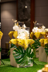 a beautiful decoration of a wedding dowry