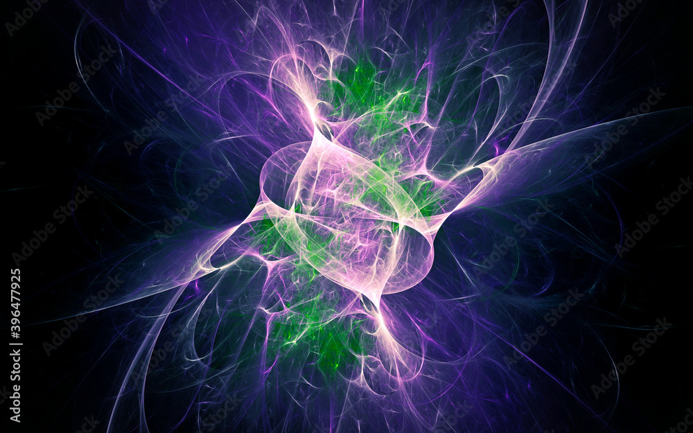 Fototapete digital generated image in the form of abstract geometric shapes of various shades and colors for us