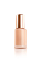 rosegold glass dropper serum bottle for cosmetic product design mock-up