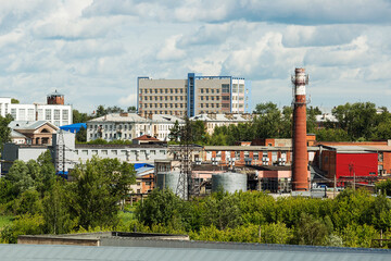 View from the window of the city of Ivanovo