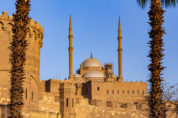 Obraz premium Mosque of Saladin Citadel, Salah El-Deen square, Cairo, Egypt