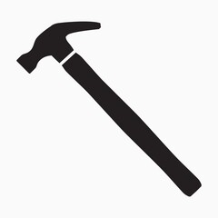 Hammer tool vector icon workshop industria