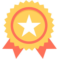 
Badge Flat Vector Icon
