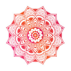 Mandala vecor illustration image, isolated on white background