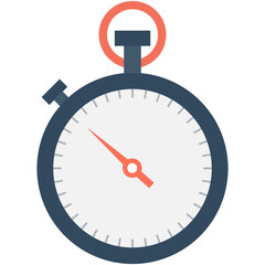 
Clock Flat Vector Icon
