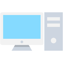 
Computer Flat Vector Icon
